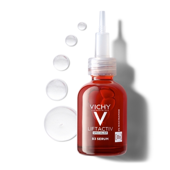 VICHY LIFTACTIV VITAMIN B3 FACE SERUM FOR DARK SPOTS & WRINKLES. - Picture 5 of 12